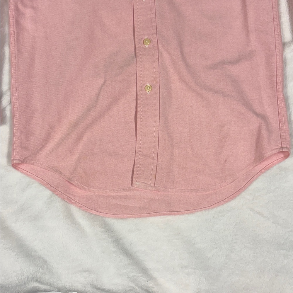 Polo Ralph Lauren Boy's Cotton Oxford Shirt Pink Size 7 Pony Preppy Classic - Picture 4 of 9